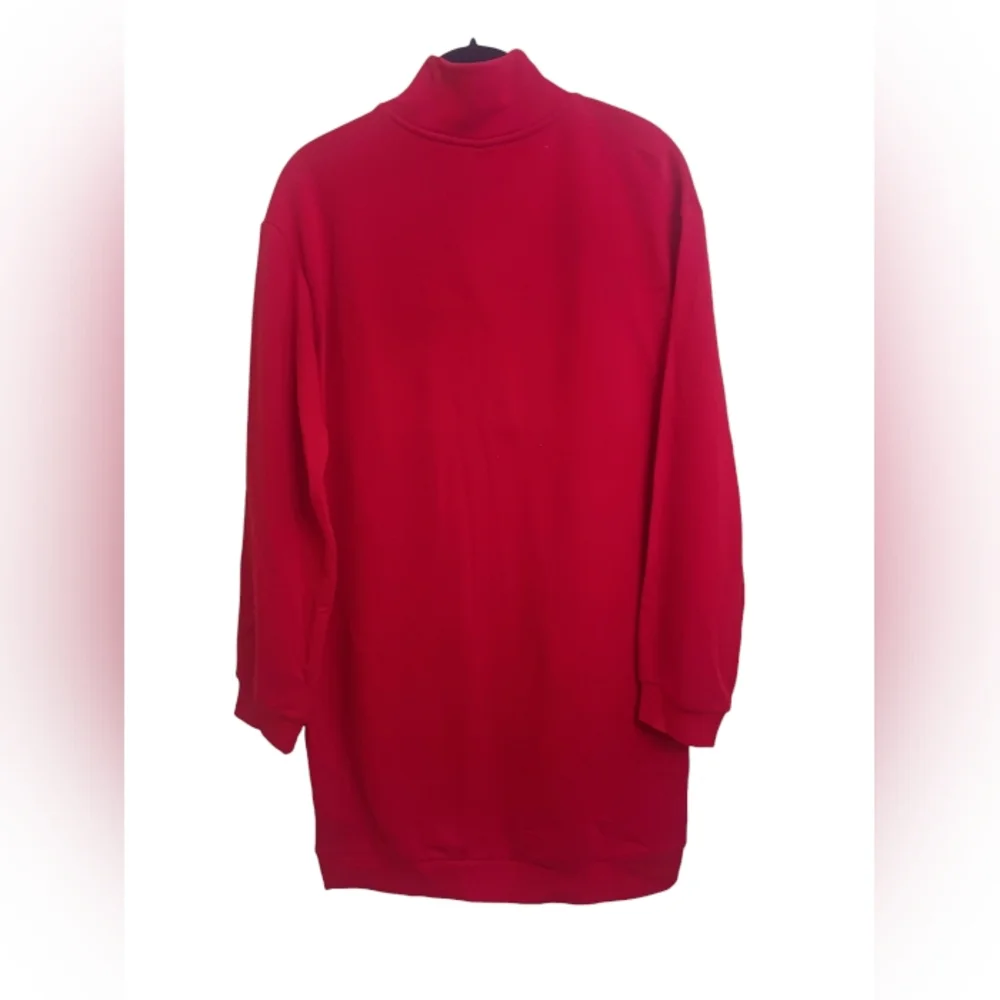Red & White Tunic Sweater by Divided H&M Size 2 - Picture 5 of 5